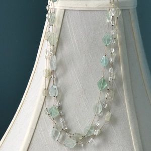 One-of-a-kind glass necklace